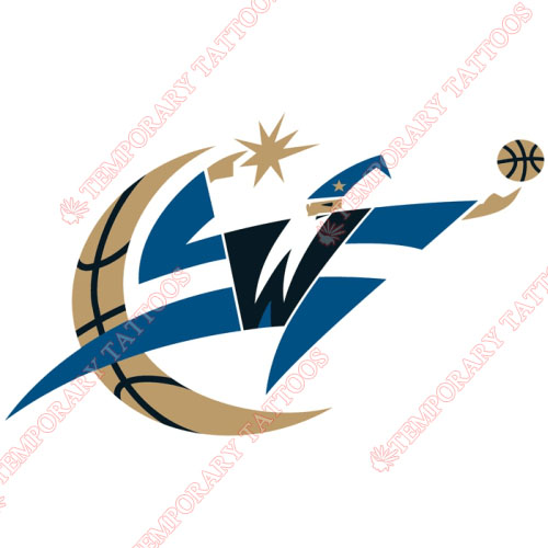 Washington Wizards Customize Temporary Tattoos Stickers NO.1245
